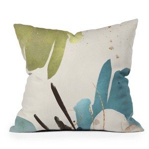 16"x16" Sheila Wenzel Ganny The Bouquet Abstract Square Throw Pillow - Deny Designs: Scandinavian Style, Removable Cover, Indoor Decor - 1 of 4