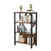 1 PB Iron Strip Light Bookshelf with Illuminated Back Panel, Durable Metal Frame, Modern Design, and Energy-Efficient Lighting - 2 of 4