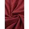 Amaryllis Women's Oversized Velour Sweatshirt Long-Sleeve Pullover Relaxed Fit Cozy Everyday Casual Lounge Top - 4 of 4