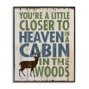 Stupell Industries Closer to Heaven in a Cabin Framed Giclee Art - 1 of 4