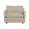 NicBex Modular Sofa Chair, Comfy Deep Single Sofa, Upholstered Sleeper Sofa with 1 Toss Pillow, Sectional Couch for Living Room, Reading Armchair - 4 of 4
