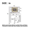 CuisinSmart Vanity Desk with Mirror, Vanity Table and Chair Set with 2 Drawers+Charging Station, Modern Bedroom Dresser with 3 Modes LED Lights - 2 of 4