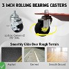 Heavy Duty Car Dollies Set (2/4-Pack, 3000/6000LBS Capacity) Wheel Dolly for Moving Vehicles Trucks  Motorcycles Trailers & Disabled Cars - 3 of 4