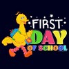 Men's Sesame Street Big Bird First Day of School T-Shirt - 2 of 4