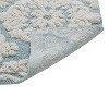 Medallion Collection 100% Cotton Tufted Bathroom Rug with Non-Slip Backing, Machine Washable, Tumble Dry Bath Mat - 3 of 4