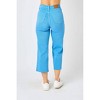 Women's Tummy Control Crop Wide Leg Jean - Judy Blue - 3 of 4