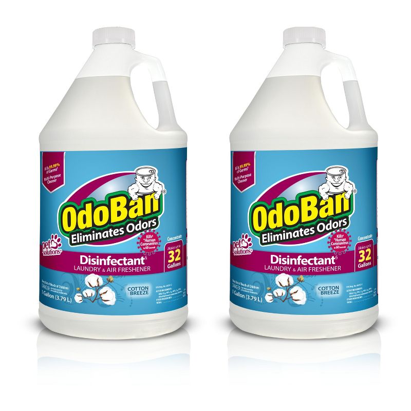 OdoBan Disinfectant Concentrate and Odor Eliminator, Cotton Breeze Scent, 1 of 4