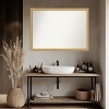 Amanti Art Lila Non-Beveled Wood Framed Bathroom Vanity Wall Mirror - 4 of 4