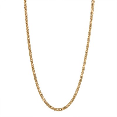 Giorgio Di Vicenza 14K 2mm Wheat Chain Necklace