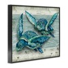 Stupell Industries Northpoint Sea Turtles Sealife Black Framed Giclee Art - 3 of 4