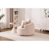 TIRAMISUBEST Swivel Compression Chair,Comfortable Single-Seat Crochet Yarn Chair with Full Sponge Cushion for Home, Office, and Hotel - 3 of 4