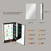 Recessed Medicine Cabinet With Mirror,Surface Mount Bathroom Cabinet,Wall Hung Bathroom Vanity Medicine Cabinet Mirror With Storage-The Pop Home - 4 of 4