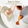 BRINJOY 10-Piece Ceramic Nonstick Cookware Set - Healthy Non-Toxic Induction Kitchen Set, Beige White - 4 of 4