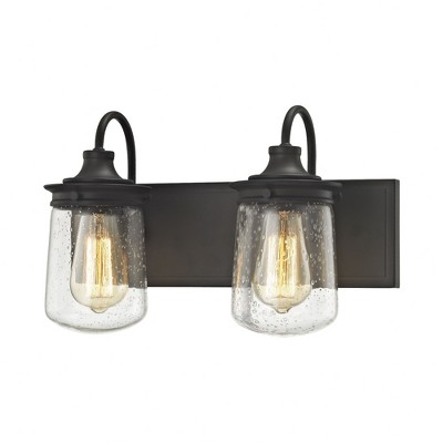 Elk Home Hamel 2 - Light Vanity in  Oil Rubbed Bronze