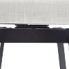 NicBex Upholstered Counter Height Bar Stools Set of 2, Swivel Counter Stools with Wood Frame for Kitchen Island, Pub - 4 of 4