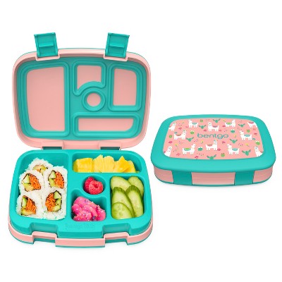 Bentgo Kids' Prints Leak-proof, 5 Compartment Bento-Style Lunch Box