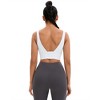 INSPIRE CHIC Women's Full Coverage Deep V-Back Workout Fixed Cup Comfort Sports Bras - 2 of 4