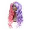Unique Bargains Women Curly Human Hair Wigs with Wig Cap 650g - 2 of 4
