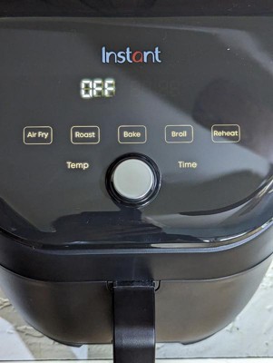 Instant Vortex Plus 6qt Air Fryer With Clearcook - Black : Target
