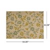 Gulches Outdoor Ivory Rectangular Area Rug 84"x63", 100% Polypropylene, Machine Woven Loop Pile, Woven Backing - 2 of 4