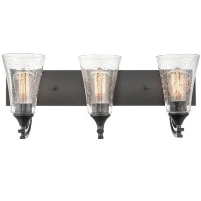 Millennium Lighting Natalie 3 - Light Vanity in  Matte Black