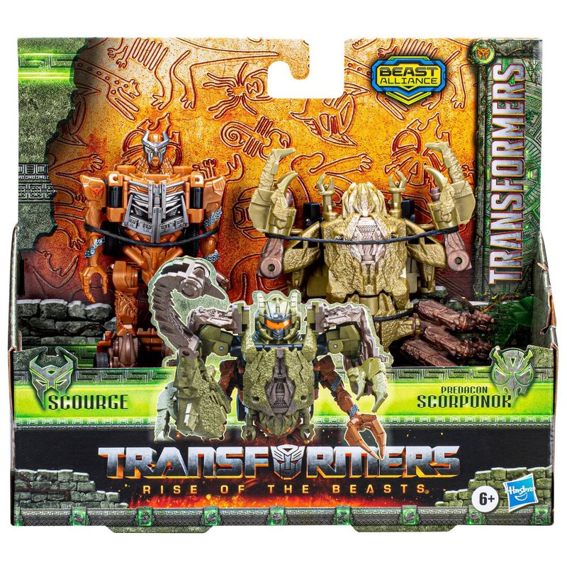 Transformers Rise of the Beasts Scourge and Predacon Scorponok Action Figure Set - 2pk, 3 of 8