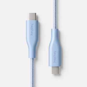 3' USB-C to USB-C Silicone Translucent Jelly Charging Cable - heyday™ - 1 of 3