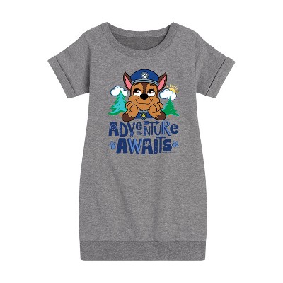- Paw Patrol - Adventure Awaits Graphic Short Sleeve Fleece Dress