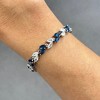 Hollywood Sensation Marquise Cubic Zirconia Tennis Bracelets with Blue Sapphire and White Diamond Cubic Zirconia - 2 of 4