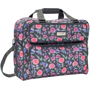 Everything Mary Deluxe Sewing Machine Carrying Tote, Floral - 1 of 4
