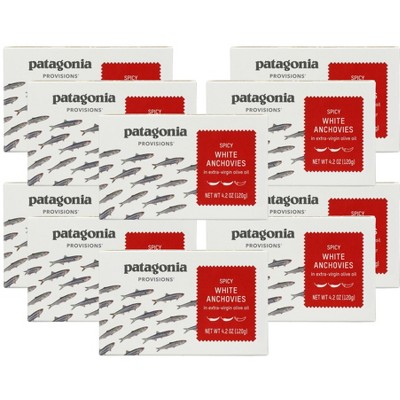Patagonia Provisions Spicy White Anchovies in Extra-Virign Olive Oil - Case of 10/4.2 oz