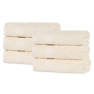 Modern Solid Classic Luxury Egyptian Cotton Towel Set by Blue Nile Mills - 1 of 4