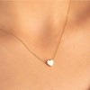 Turandoss 14k Dainty Gold Silver Heart Necklace for Women Girls - Birthday Gifts for Women Girls, Sweet Jewelry for 8-18, Back to School Decorations - 3 of 4