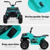 12V Kids Ride On ATV, 4 Wheeler Electric Vehicle for Kids, Battery Powered Quad Toy Vehicle with Music, Horn - 3 of 4