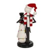 Kurt Adler 11-Inch Disney Nightmare Before Christmas Jack Skellington with Snowman Nutcracker - 4 of 4