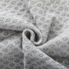 Americanflat Omala Throw Blanket in White and Grey Mini Diamond - 100% Cotton with Fringe - 50" x 60" - 4 of 4