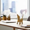 Dog Figurine Aluminum Metal Modern Design - Home, Office, Bedroom, and Living Room Decor - 3 of 4