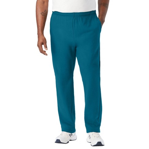 Kingsize Men's Big & Tall Fleece Open-bottom Sweatpants - 5xl