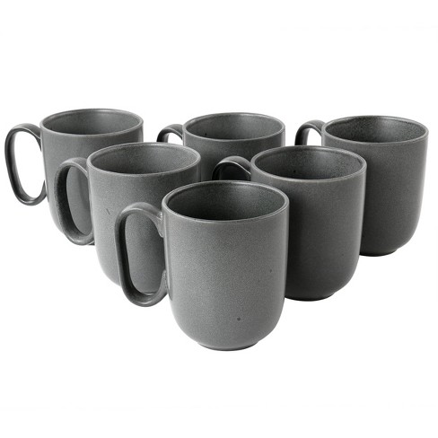 Gibson Our Table Landon 6 Piece 15oz Reactive Glaze Coffee Cup Set 