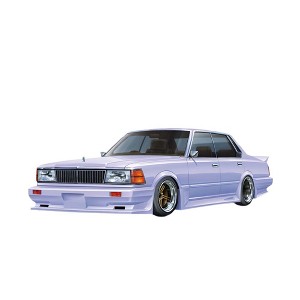 Aoshima: 1/24 Nissan Cedric 4DR HT Brougham (430) 1981 Scale Model Kit #6 - 1 of 4