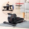 Sunny Health & Fitness Smart Electric Motorized Under Desk Elliptical Machine - Dark Gray - 2 of 4