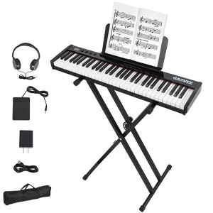 61 Key Keyboard Piano Set, with Stand,  Sustain Pedal – Beginner-Friendly, Portable Piano for Music Learning - 1 of 4