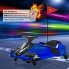 12V Electric Ride On Truck Car with Remote Control, Kids Ride On Car with Led Lights, Music, Safety Belt,Double Doors, for Boys and Girls - 2 of 4