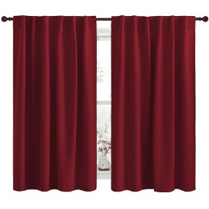 NICETOWN Backtab & Rod Pocket Blackout Thermal Curtain Panels, Set of 2 - 1 of 4