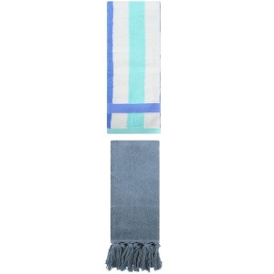 REGALWOVEN 2 Packs Cotton Absorbent Soft Decorative Bathroom Hand Towel for Kitchen - 1 of 4