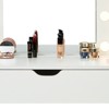 Makeup Vanity Desk with Mirror and Lights, Makeup Table with 4 Drawers and Built-in Power Strip, 3 Lighting Colors Dressing Table, Makeup Studio - 4 of 4