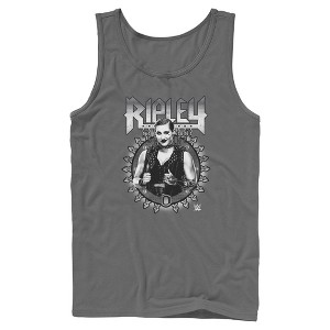 Mens WWE Ripley Black and White Photo Tank Top - 1 of 4
