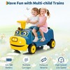 12V Ride On Train Trackless, 2 Seater Kids Ride On Toy with Removable Storage Chair, Light, Music, Kids Electric Car for 3+ (Carriage Not Included) - 3 of 4