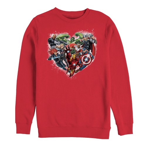 Red store marvel sweatshirt