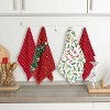 John Ritzenthaler Co. 100% Cotton Kitchen Towels Colorful Spirits Absorbent Dish Towels for Drying & Cleaning Soft & Durable (Set of 4) - 3 of 4